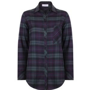 Harshman Green and Red Plaid Shirt